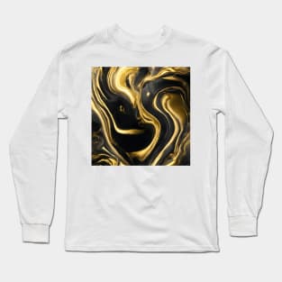 ELEGANT GOLDEN LIQUID MARBLE DESIGN, IPHONE CASE AND MORE Long Sleeve T-Shirt